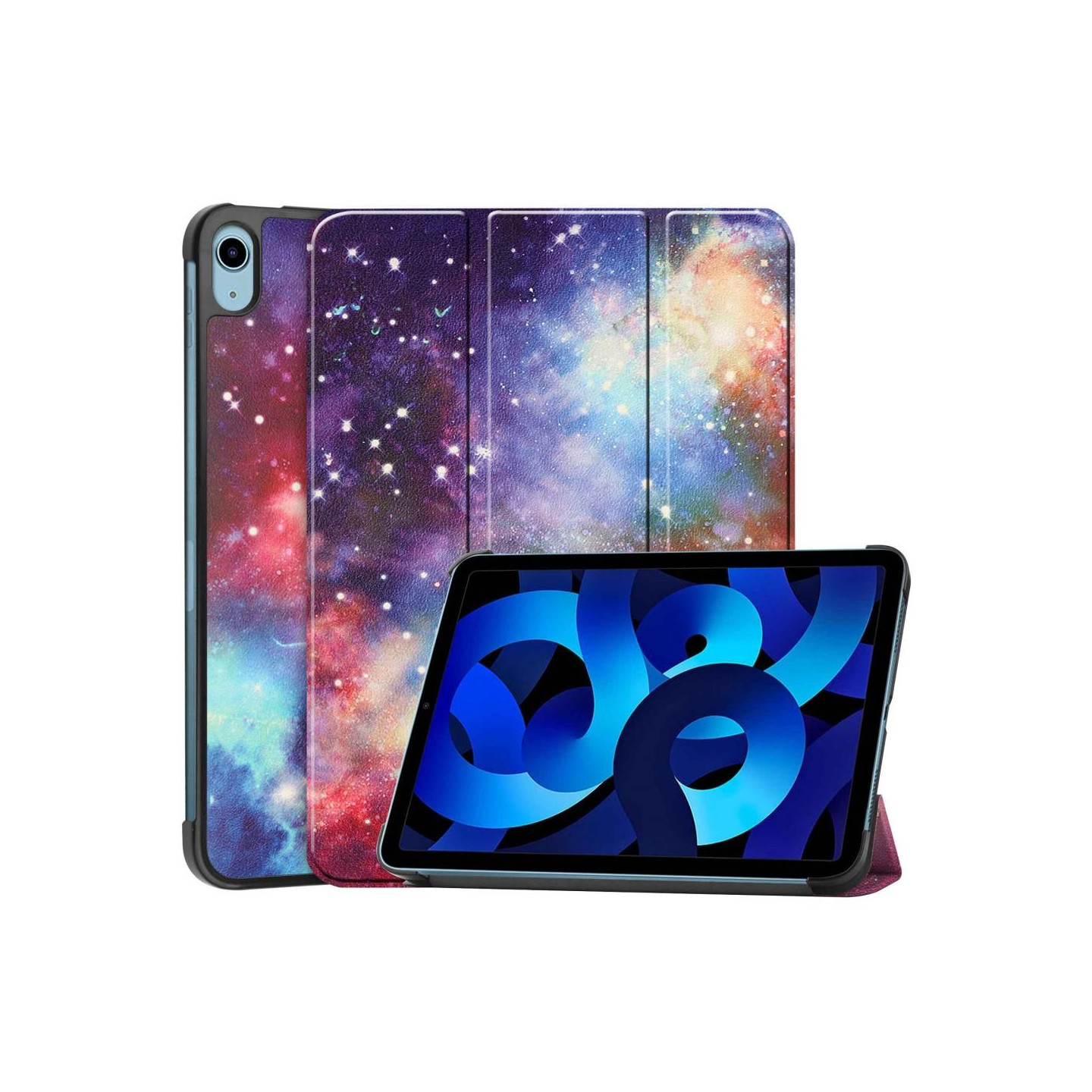 Apple iPad 10.9 2022 Trippelcover med smal passform - Plass