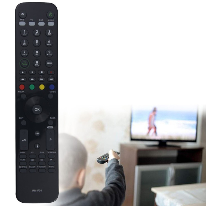 Fjernbetjeningserstatning til RM-F04 til Humax HDR Freesat Box satellitmodtager