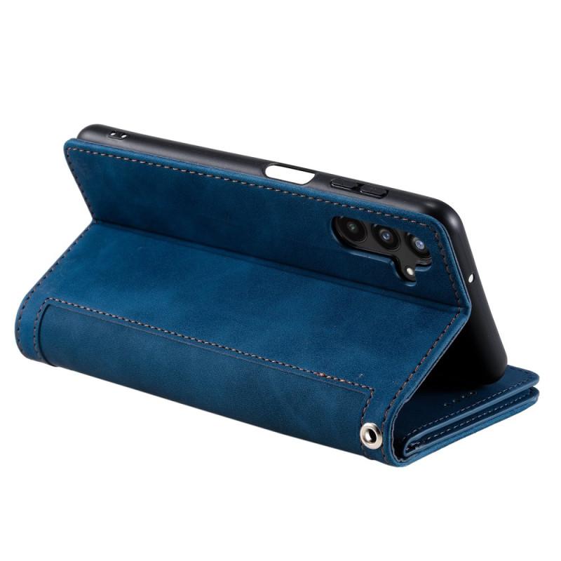 Til Samsung Galaxy S25+ 5G Etui med Lynlåslomme og 9 Kortlommer