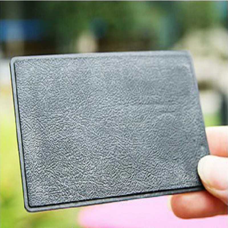 Ultratunn soldriven fickkalkylator Miniräknare 8 siffror Touch Calculator - Silver