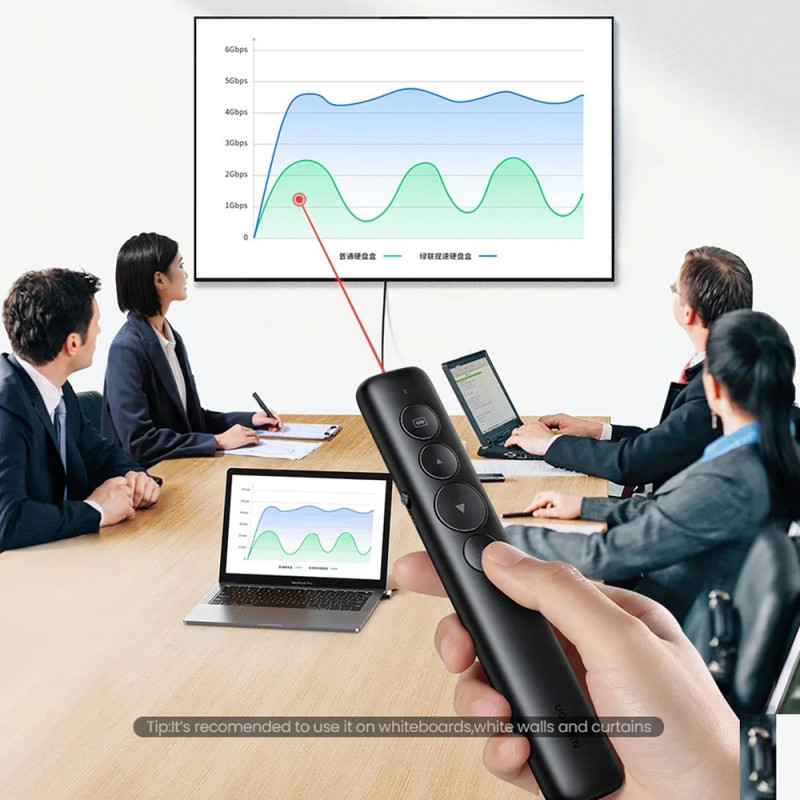 Wireless Presenter Rechargeable multifunction remote control laser pointer