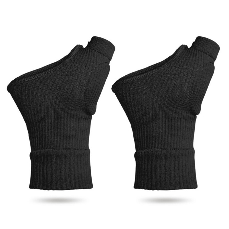 1 Pair Sports Wrist Protection Fitness Gloves Training Basketball Compression Gloves - S