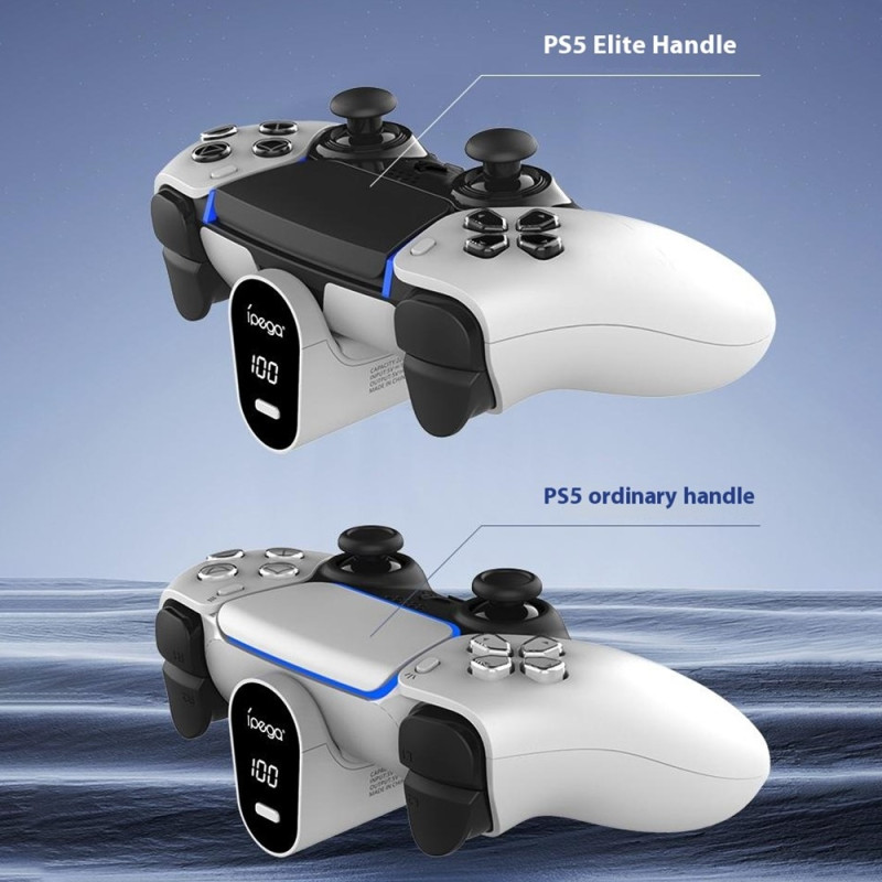 IPEGA til Sony PlayStation 5 Game Controller 2000mAh ekstern batteripakke