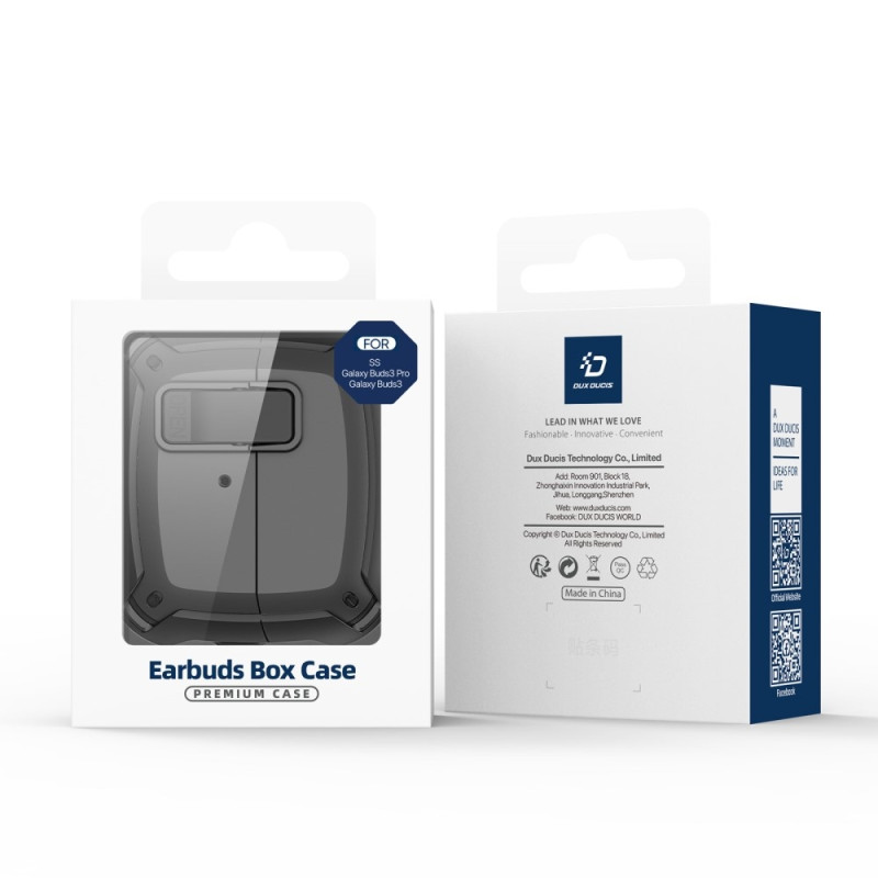 DUX DUCIS til Samsung Galaxy Buds3 Pro Buds3 Deksel Med Krok - Svart