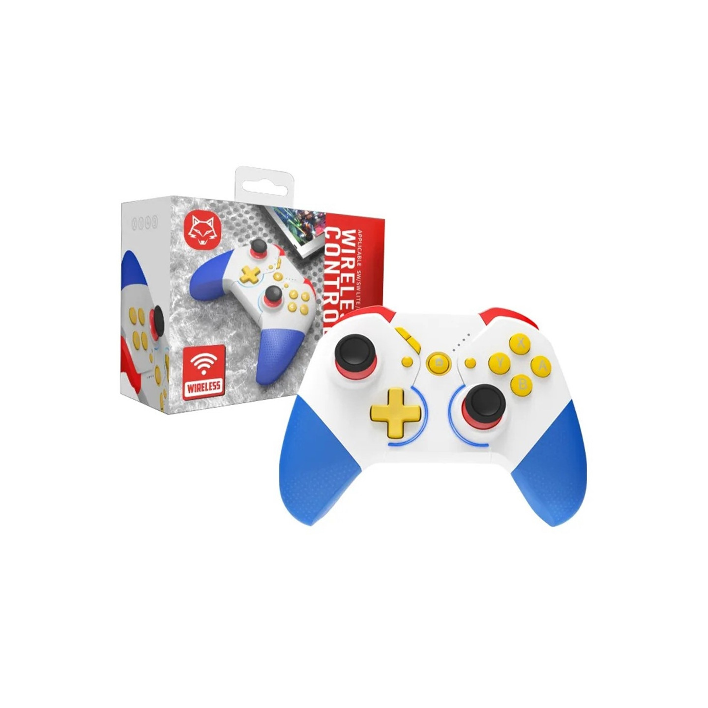 HONSON kompatibel med Nintendo Switch trådlös spelkontroll Vibrationsdesign