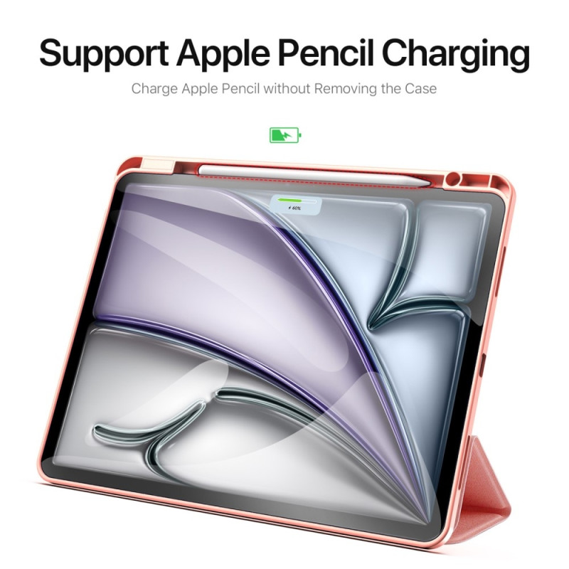 DUX DUCIS Domo iPad Air 13 (2024) Deksel Trefoldelig - Rosa