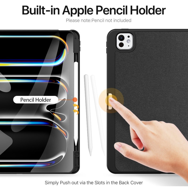 DUX DUCIS Domo iPad Pro 13 (2024) Trefoldet stativ - Sort