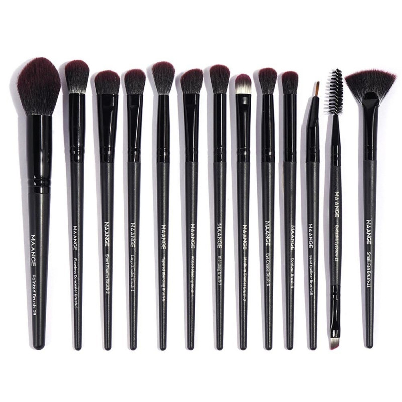 13pc eye makeup brush set for eye shadow eyeliner and blending