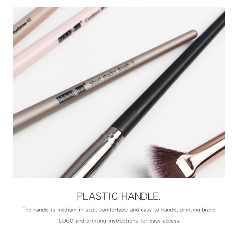 13 stk øjenmakeup børstesæt til øjenskygge eyeliner og blanding