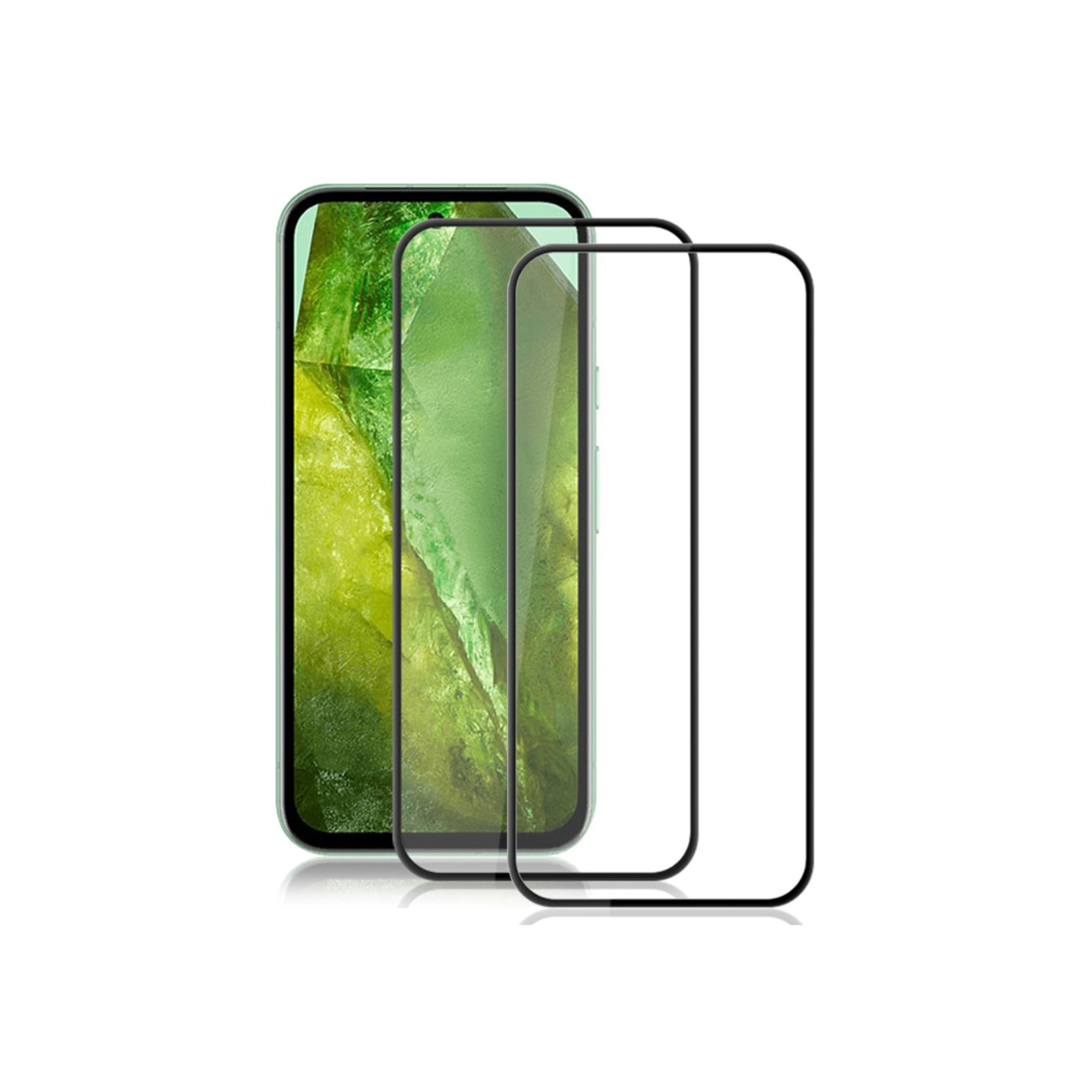 AMORUS for Pixel 8a Skjermbeskytter i Herdet Glass 2 - Pakke