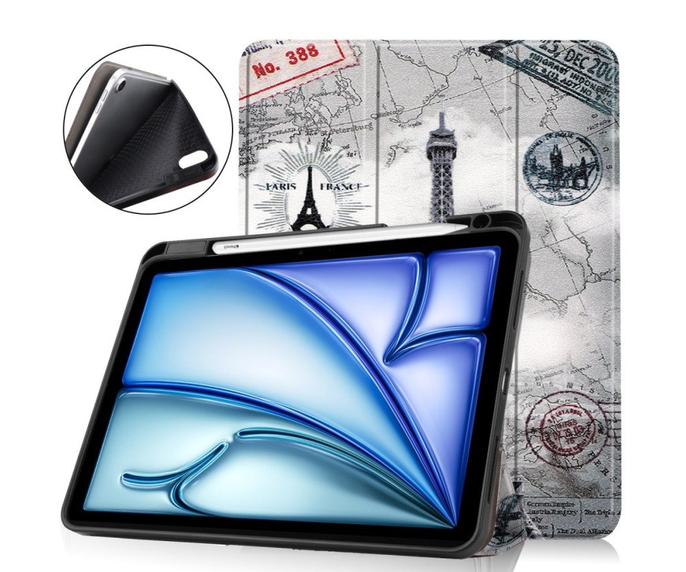 Till iPad Air 11 (2024) Slim fit tri-fold fodral Pennfack - Tower