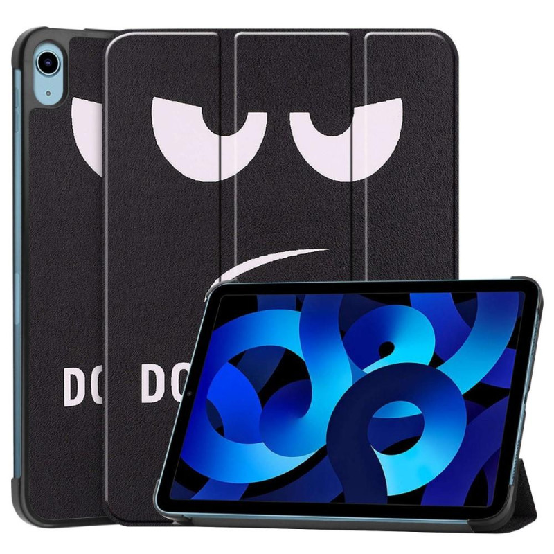Tri - fold Stand Case for iPad 10.9 (2022) Tablet Cover - Don't Touch