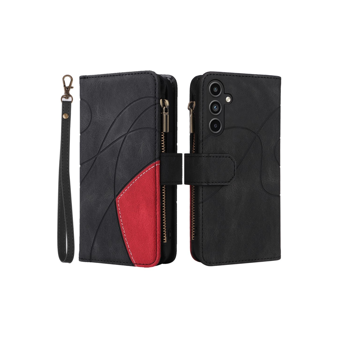 KT multifunktions - serie - 5 til Samsung Galaxy A15 telefonetui