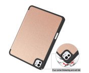 Till iPad Pro 11 (2024) Slim fit tri-fold fodral Pennfack - RoseGold