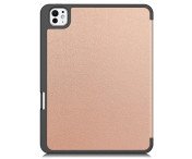 Till iPad Pro 11 (2024) Slim fit tri-fold fodral Pennfack - RoseGold