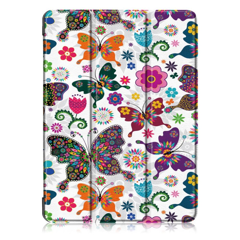 Apple iPad Pro 11 (2020) Trippelcover med smal passform - Sommerfugler og blomster