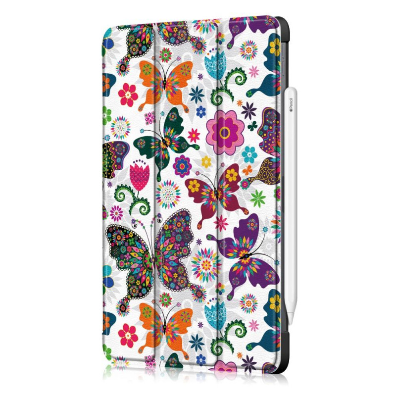Tri - fold Suojakuori - iPad Pro 11 (2020) / (2018) - Butterflies and Flowers