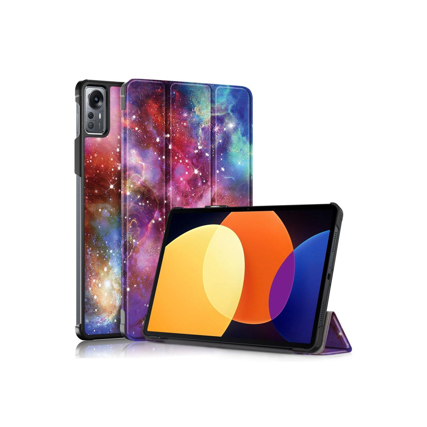 For Xiaomi Pad 5 Pro 12.4 (2022) Stand Slim Fit Kansi Sleep / Wake - Space