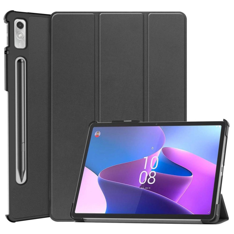 For Lenovo Tab P11 Pro Gen 2 Tri - fold Stand Tablet Case - Black
