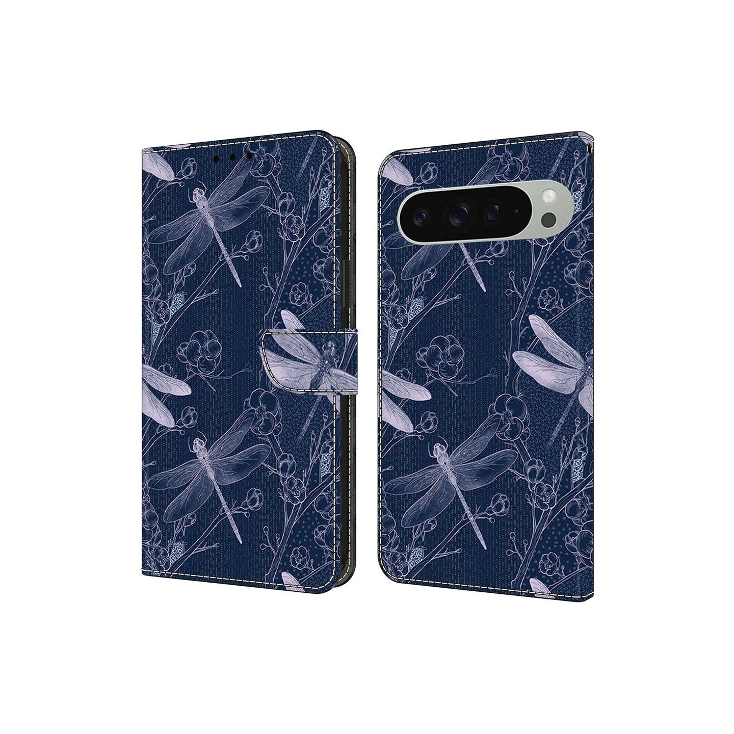 Google Pixel 10 Pro XL Lompakkokotelo Kuviopainettu PU-nahka Flip Teline Puhelinkotelo