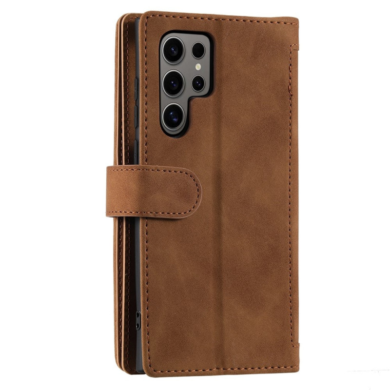 Samsung Galaxy S26 Ultra 5G Kuori Vetoketjutaskulla ja 9 Korttipaikalla