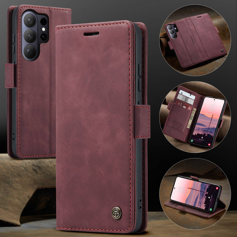 CASEME Lommebok-deksel Samsung Galaxy S26 Ultra - Rød