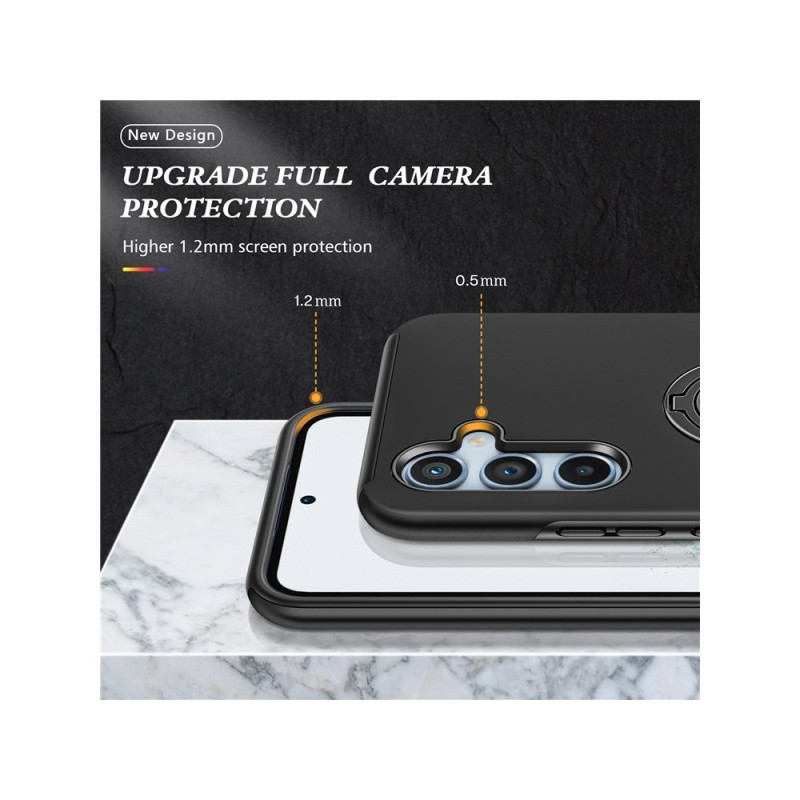 Samsung Galaxy S26 Hybrid skal med Finger Ring - Lila