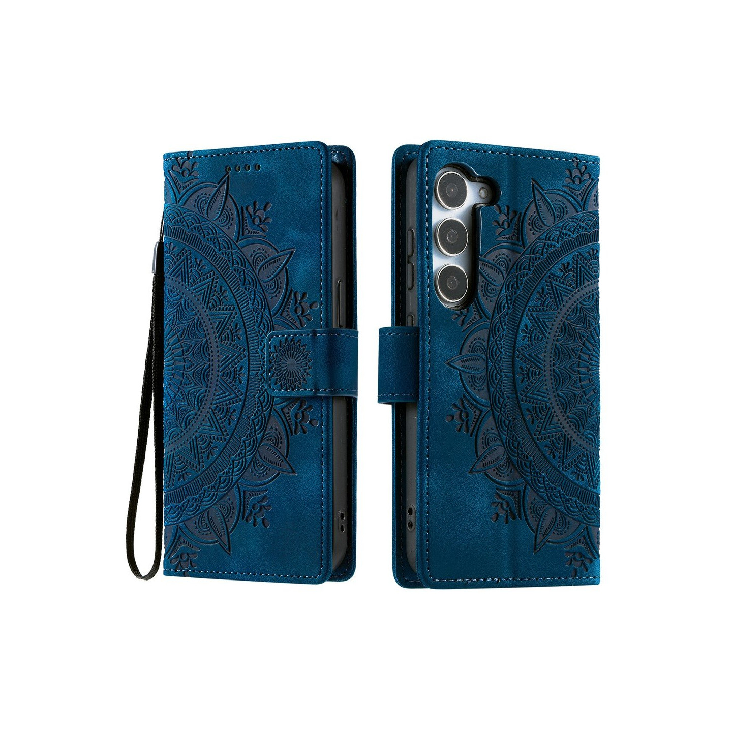 Til Samsung Galaxy S26 tegnebogscover Cover Shell Mandala Blomstermønster