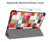 Till iPad Air 11 (2024) Slim fit tri-fold fodral - Triangle Grid