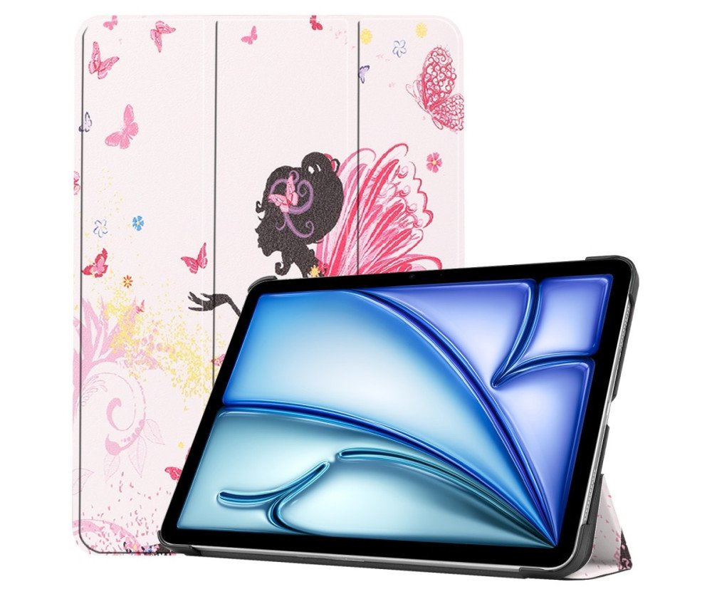 Till iPad Air 11 (2024) Slim fit tri-fold fodral - Girl