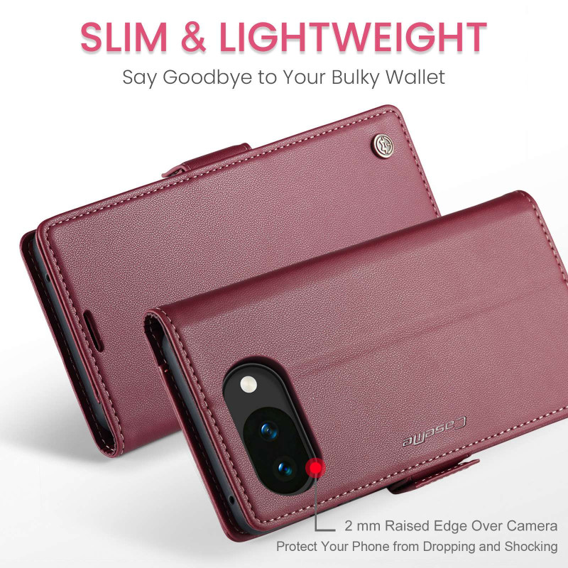 CASEME For Google Pixel 10a RFID Blocking Wallet Phone Cover