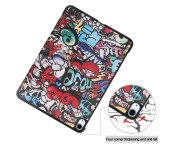 Till iPad Air 11 (2024) Slim fit tri-fold fodral - Graffiti