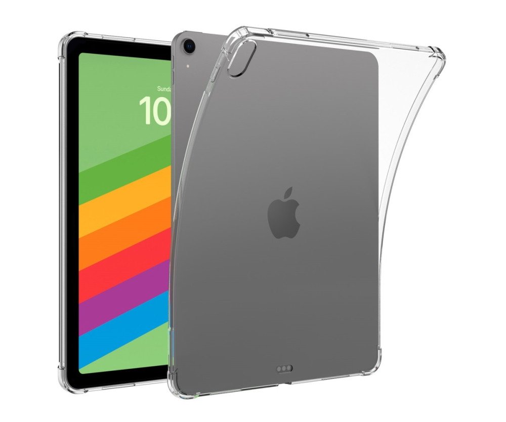 För iPad Air 13 (2024) Transparent Surfplattfodral TPU Baksidesskydd