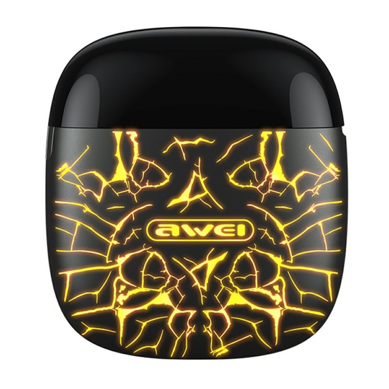 AWEI T28 Pro Gaming TWS Trådløse Hodetelefoner Bluetooth In-Ear Lav Latency - Map