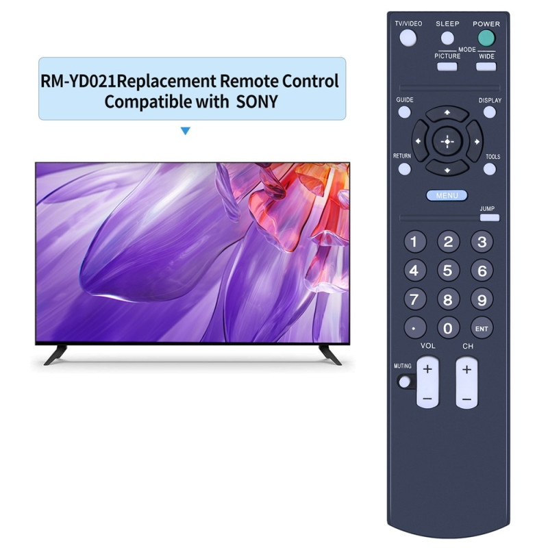 Udskiftning af fjernbetjening til RM-YD021 til Sony TV