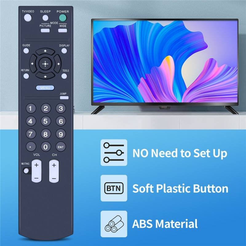 Fjernkontrollerstatning for RM-YD021 For Sony TV