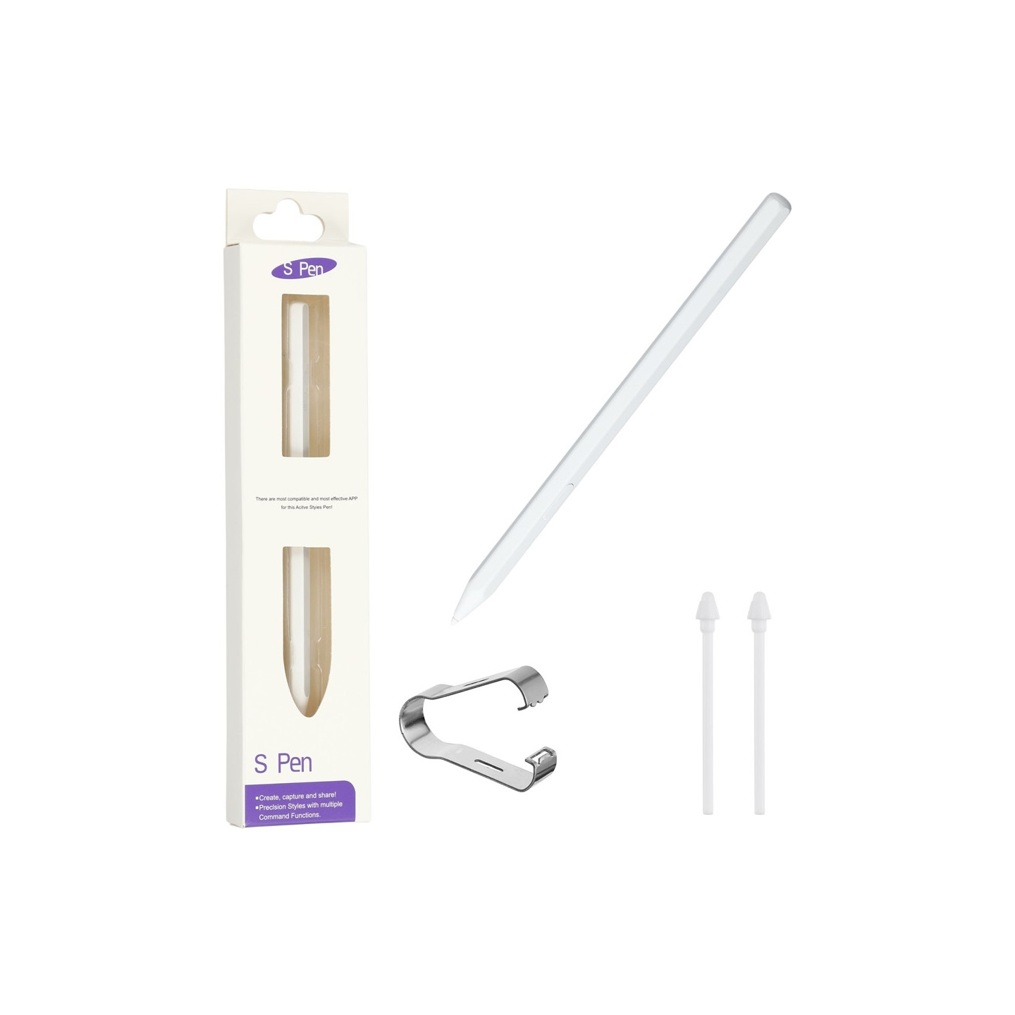 For Samsung Galaxy Tab S11 Ultra Tab S11 Stylus Touch Pen med 2 pennespisser