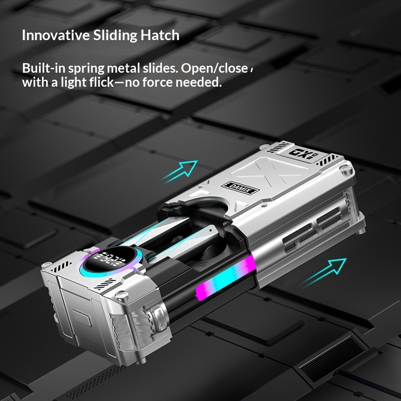 DX08 Støjreducerende Trådløse Hovedtelefoner Mekaniske TWS Bluetooth Gaming - Grå