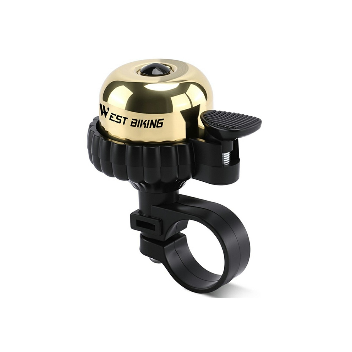 Bell WEST BIKING Vintage bicycle bell in copper waterproof Bicycle - Gold