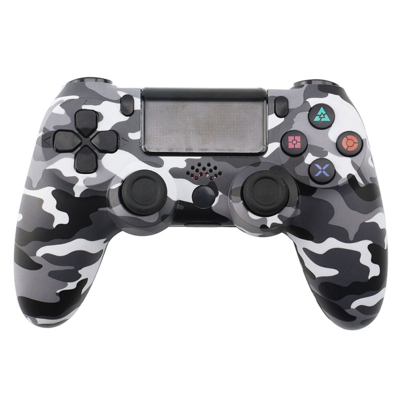 Trådløs spilcontroller til Sony PS4 Bluetooth Gamepad med vibration - Camouflage