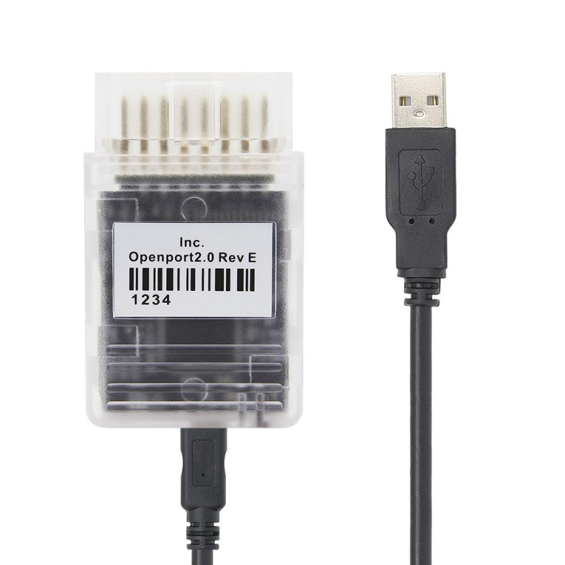 Fault Code Reader OpenPort 2.0 ECU Flash OBD/OBD2 Tuning Diagnostics J2534 Scanner