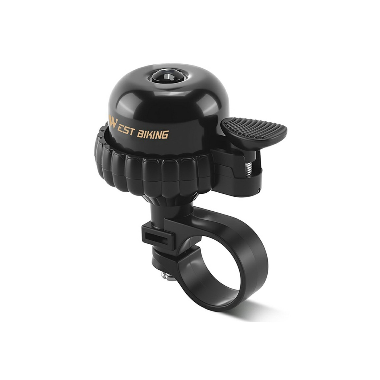 Bell WEST BIKING Vintage bicycle bell in copper waterproof Bicycle - Black