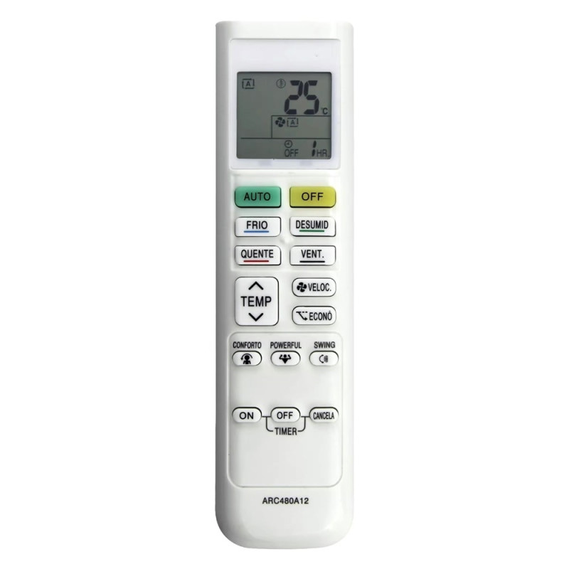 Remote Control Replacement for ARC480A12 for Daikin Air Conditioner