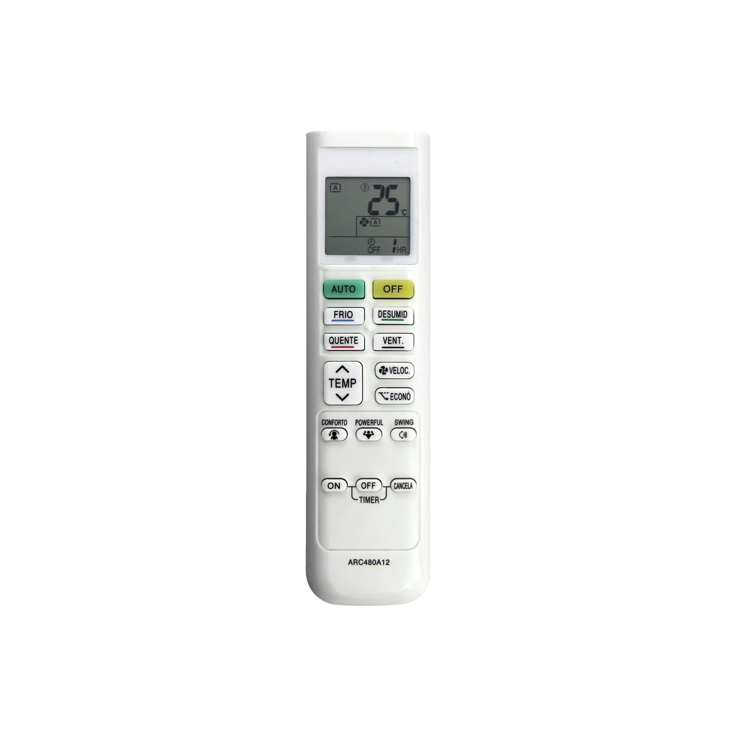 Remote Control Replacement for ARC480A12 for Daikin Air Conditioner