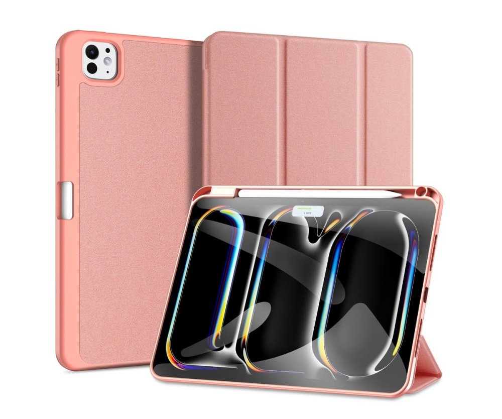 DUX DUCIS Domo iPad Pro 11 (2024) fodral Tri-Fold - Rosa