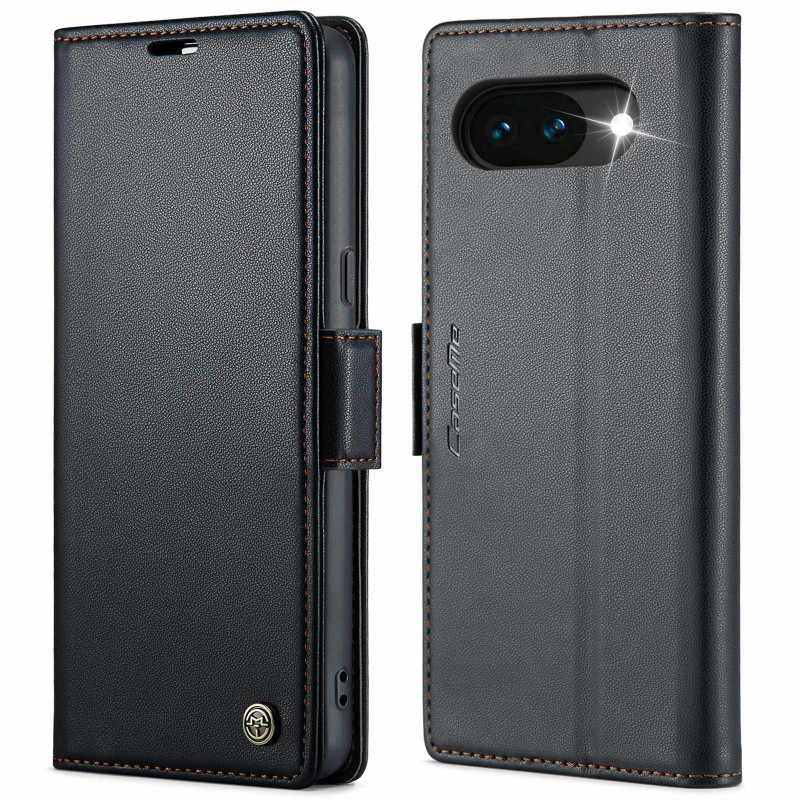 CASEME Til Google Pixel 10a RFID Blokkerende Lommebokdeksel - Svart