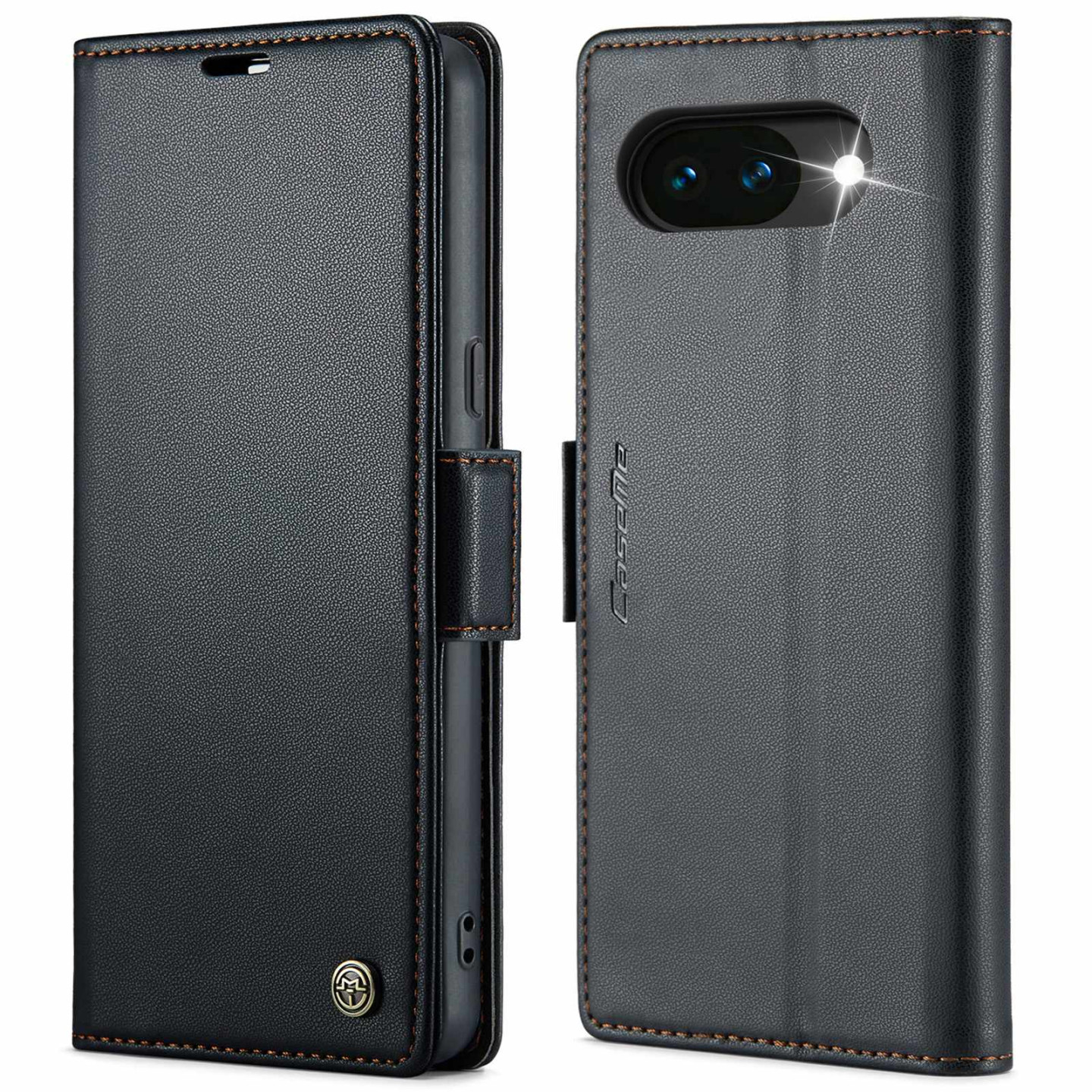 CASEME Til Google Pixel 10a RFID Blokerende Pungcover - Sort