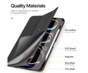 DUX DUCIS Domo iPad Pro 13 (2024) fodral Tri-Fold - Svart