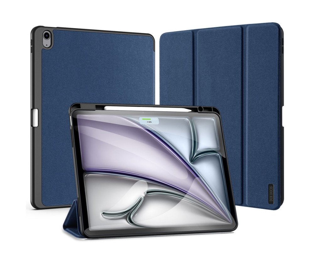 DUX DUCIS Domo iPad Air 13 (2024) fodral Tri-Fold - Blå