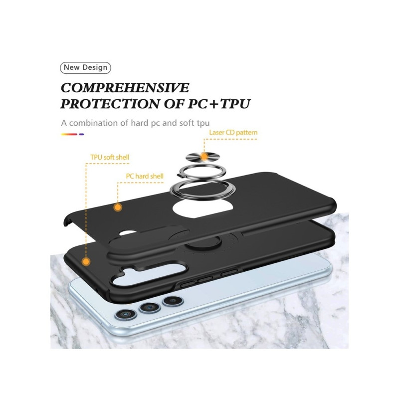 Samsung Galaxy S26+ Fingerring Kickstand Hybrid Taske - Lilla